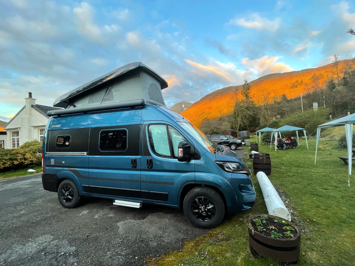 Campervan Hire Hymer Free 540 Cool Camper Van Hire Scotland